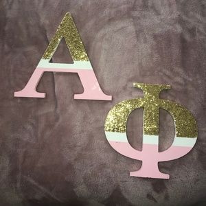Alpha Phi Wooden Sorority Letters